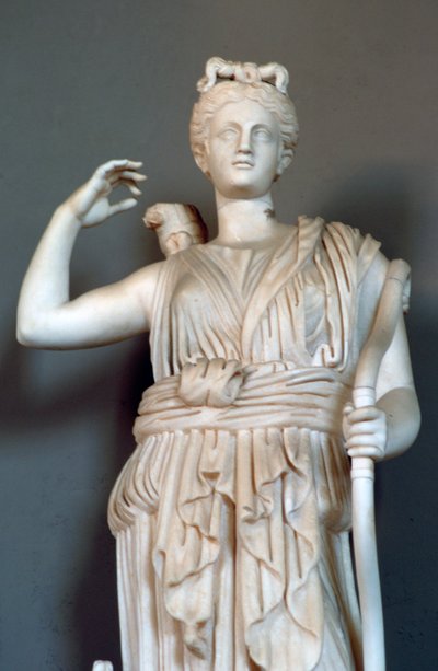 Diana, (Detail), Göttin der Jagd, Vatikanisches Museum von Unbekannt