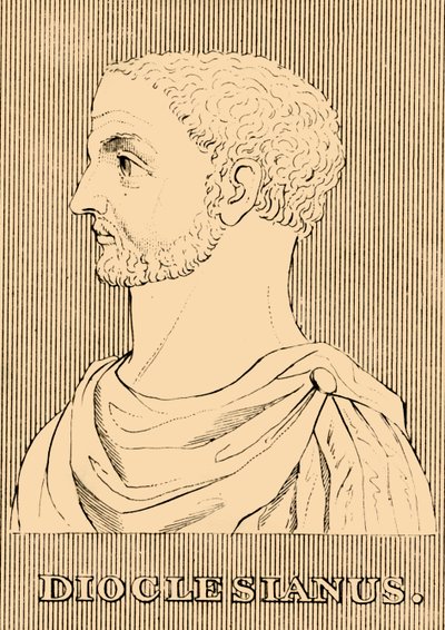 Diokletian, 244-311, 1830 von Unbekannt