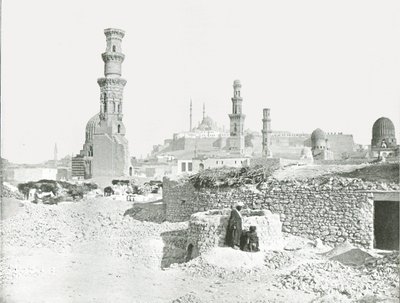 Fernansicht der Zitadelle, Kairo, Ägypten, 1895 von Unbekannt