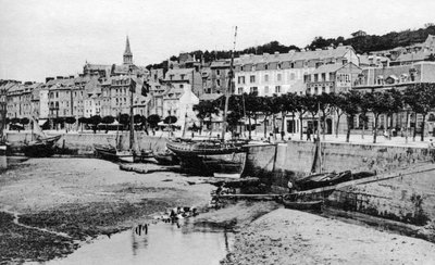 Am Dock, Trouville, Frankreich, ca. 1920er Jahre von Unbekannt