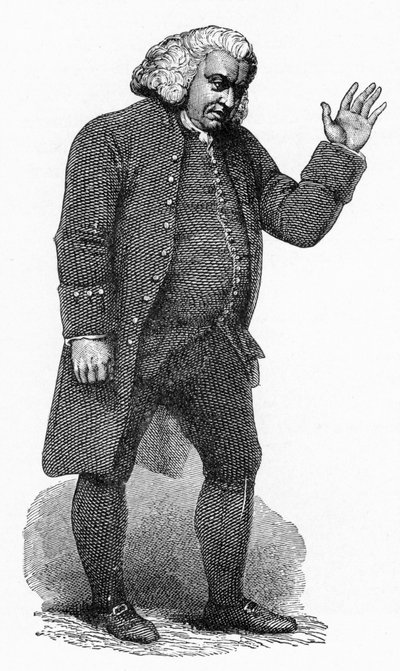Dr. Johnson, englischer Schriftsteller, um 1780 von Unbekannt