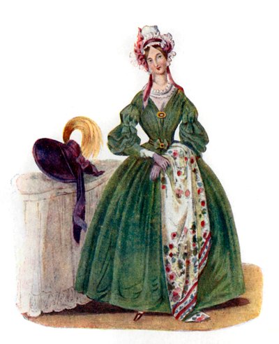 Kleid ohne Kunst, 1836, 1904 von Unbekannt