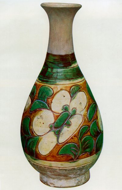 Irdenware Vase, chinesisch, Tang-Dynastie, 618-907, 1925 von Unbekannt
