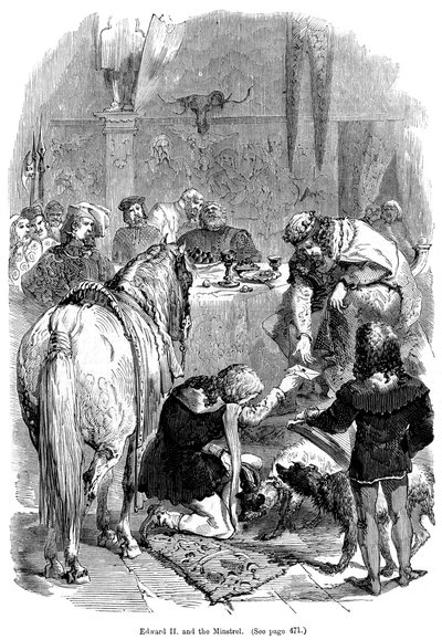 Edward II und der Minnesänger von Unbekannt