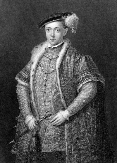 Edward VI., König von England, 19. Jahrhundert von Unbekannt