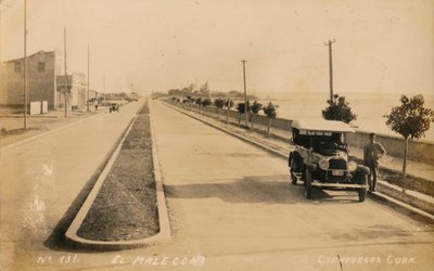 El Malecon, Cienfuegos, Kuba, ca. 1910 von Unbekannt