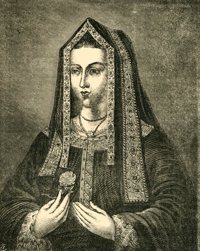 Elizabeth, Ehefrau von Heinrich VII., 1881 von Unbekannt