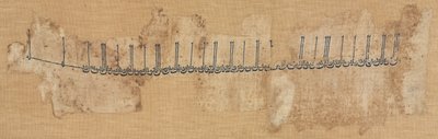 Bestickte Baumwolle Tiraz von Unbekannt