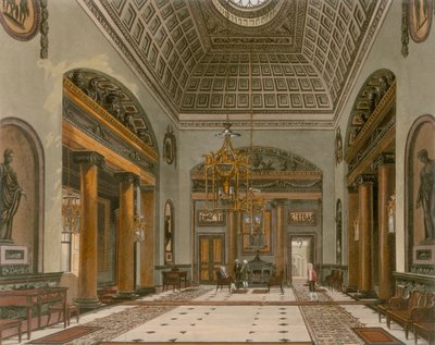 Eingangshalle des Carlton House, Westminster, London von Unbekannt