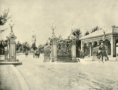 Eingang zum Regierungshaus, Melbourne, 1901 von Unbekannt