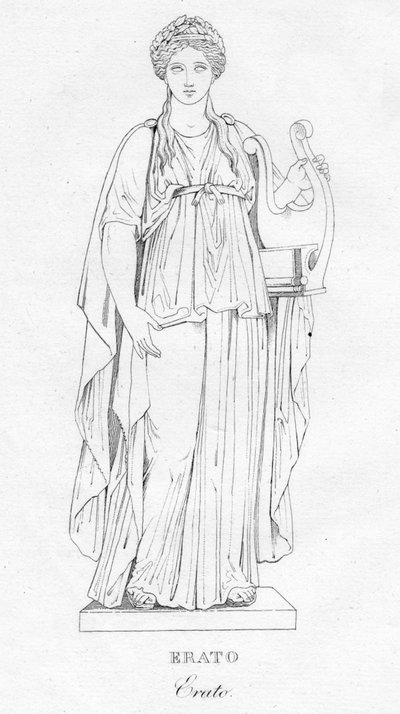 Erato, um 1850 von Unbekannt