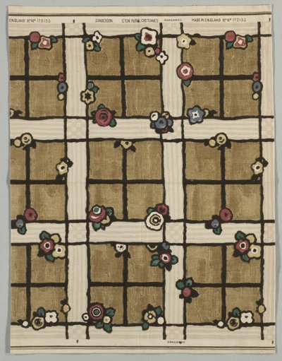 Eton Rural Cretonne Nr. 172135, spätes 19. Jahrhundert von Unbekannt