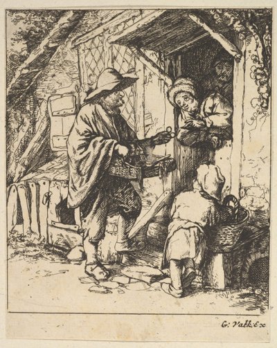 Brillenhändler, 1610-85 von Unbekannt
