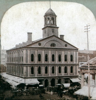 Faneuil Hall, Boston, Massachusetts, USA, spätes 19. Jahrhundert von Unbekannt