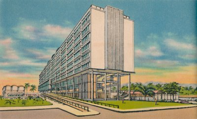 Bundesgebäude im Civic Center, Barranquilla, um 1940er von Unbekannt