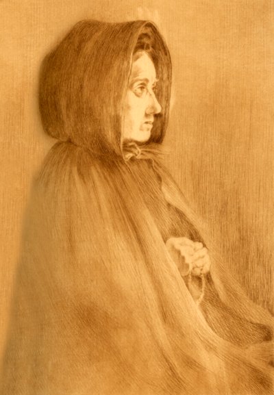 Frau im Gebet, 1908 von Unbekannt