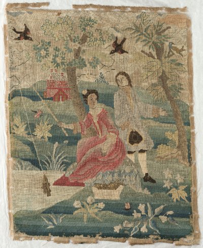 Anglerin, 1700er Jahre von Unbekannt