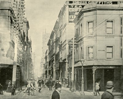 Flinders Lane, Melbourne, 1901 von Unbekannt