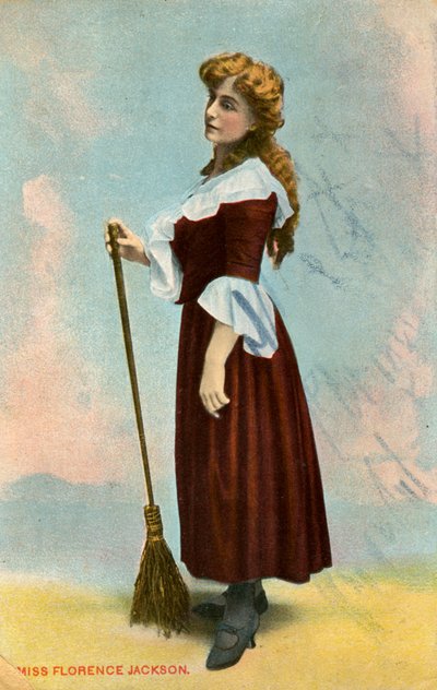 Florence Jackson, britische Schauspielerin, um 1908 von Unbekannt