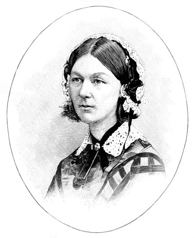 Florence Nightingale 1820-1910, britische Krankenschwester von Unbekannt
