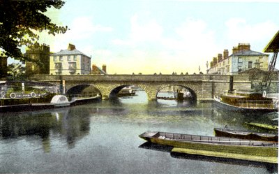 Folly Bridge, Oxford, 20. Jahrhundert von Unbekannt