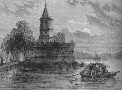 Fort am Peiho-Fluss, um 1880 von Unbekannt