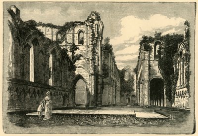 Fountains Abbey, 1898 von Unbekannt