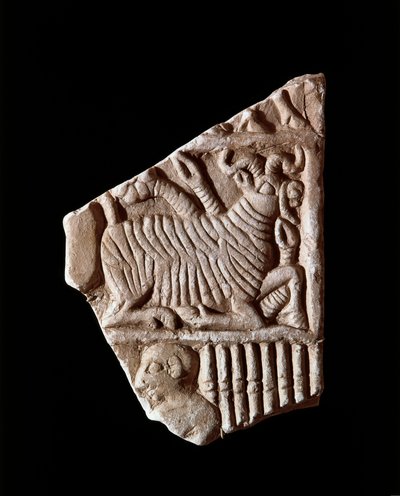 Fragment eines Basreliefs, 2500 v. Chr. von Unbekannt