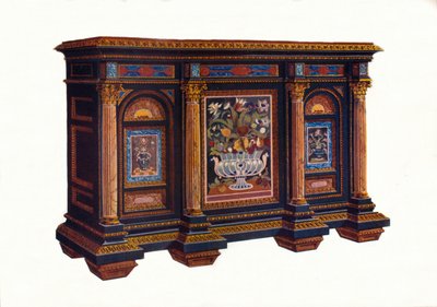Französisches Kabinett für architektonisches Design, um 1792, 1905 von Unbekannt