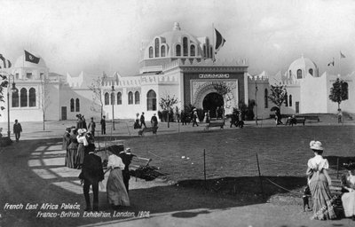 Palast von Französisch-Ostafrika, Franco-Britische Ausstellung, London, 1908 von Unbekannt