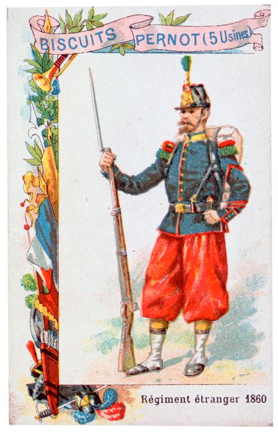 Französischer Fremdenlegionär, 1860, 20. Jahrhundert von Unbekannt