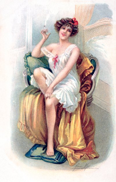 Französische Postkarte, ca. 1900 von Unbekannt