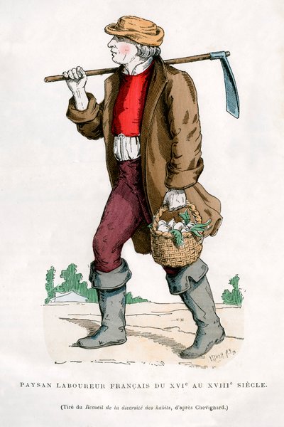 Französischer Bauernarbeiter, 16. Jahrhundert, 1882-1884 von Unbekannt