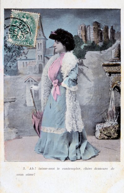 Französische Postkarte, um 1900 von Unbekannt