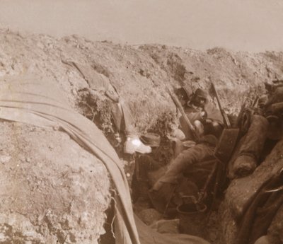 Frontliniengräben, Beauséjour, Nordfrankreich, um 1914-1918 von Unbekannt