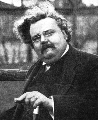 G.K. Chesterton 1874-1936, englischer Schriftsteller, frühes 20. Jahrhundert von Unbekannt