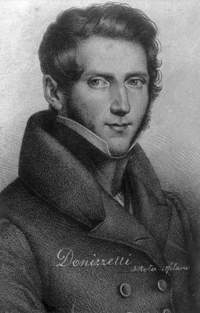 Gaetano Donizetti 1797-1848, italienischer Komponist, 20. Jahrhundert von Unbekannt