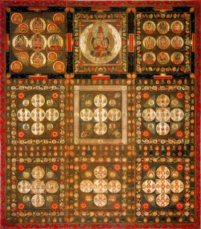 Garbhadhatu Mandala von Unbekannt