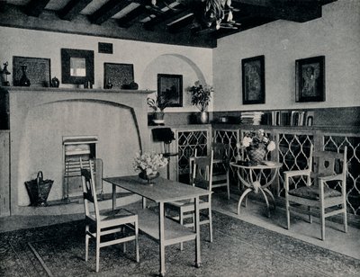 Gartenecke, um 1907 von Unbekannt
