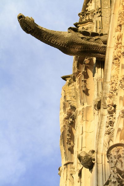 Wasserspeier. Stephansdom, Bourges, Frankreich von Unbekannt