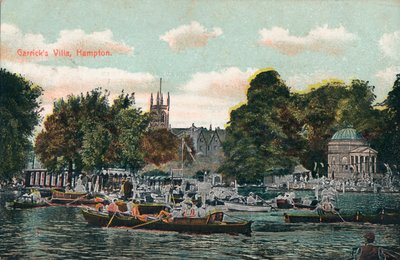 Garricks Villa, Hampton, um 1910 von Unbekannt