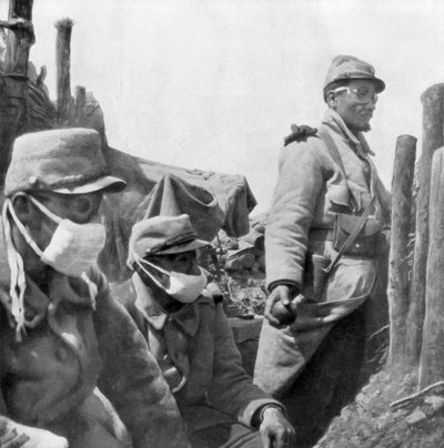 Gasschutz, Frankreich, Erster Weltkrieg, 1915 von Unbekannt