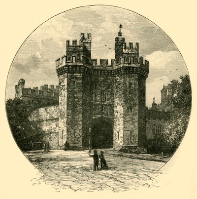 Tor von Lancaster Castle, 1898 von Unbekannt