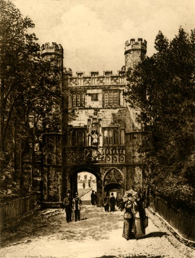 Tor des Trinity College, Cambridge, 1898 von Unbekannt