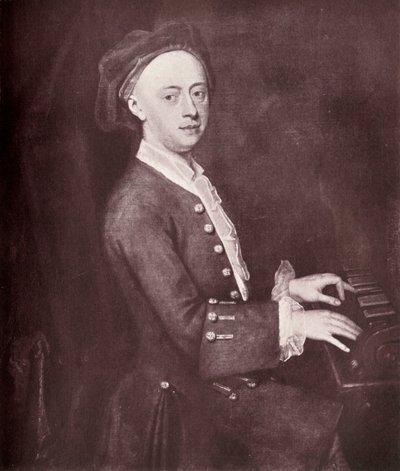Georg Friedrich Händel, um 1720, 1919 von Unbekannt