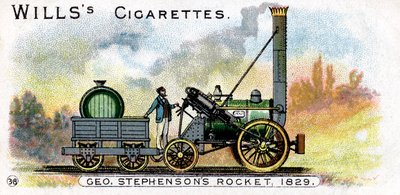 George Stephensons Lokomotive Rocket, 1829, 1900 von Unbekannt