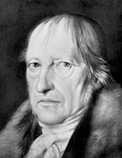 Georg Wilhelm Friedrich Hegel, deutscher Philosoph von Unbekannt