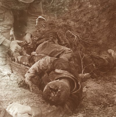 Deutscher Körper, Champagne, Nordfrankreich, 1915 von Unbekannt