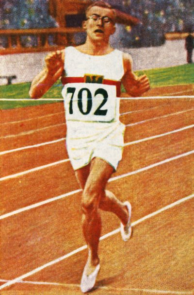 Deutscher Sprinter Joachim Büchner, 1928 von Unbekannt