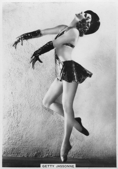 Getty Jassonne, französische Balletttänzerin, um 1936-1939 von Unbekannt